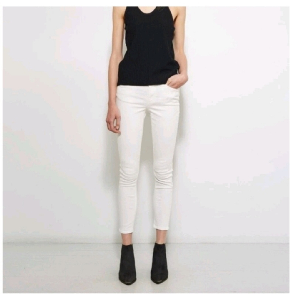 Acne Studios SKIN 5 WHITE Vintage Denim Pants Sz 26/32